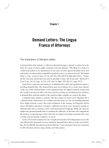 Demand Letters Gudielines