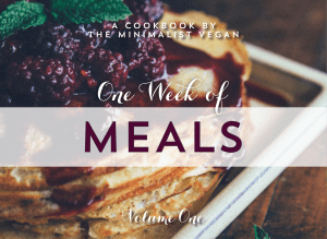 One Week Meals Cookbook