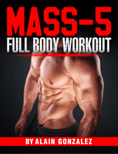Mass-5 Full Body Workout by Alain Gonzalez