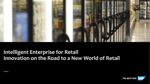 SAP-Intelligent Enterprise for Retail - L1 Presentation - Nov 2020 update