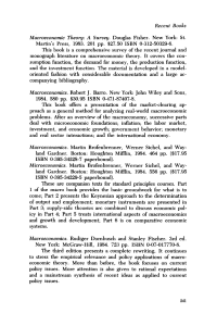 [Journal of Macroeconomics vol. 6 iss. 2] - Macroeconomics  Robert J. Barro. New York  John Wiley and Sons, 1984. 580 pp. $30.95 ISBN 0-471-87407-8 (1984) [10.1016 0164-0704(84)90018-1] - libgen.li