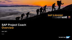 SAP Project Coach