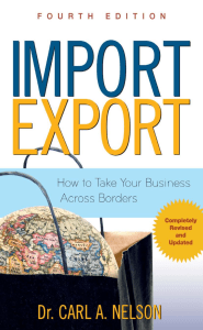 Carl Nelson - Import Export - How To Take Your Business Across Borders-McGraw-Hill (2008)