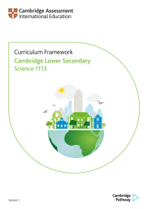 1113 Lower Secondary Science Curriculum Framework 2018 v2 tcm143-592604