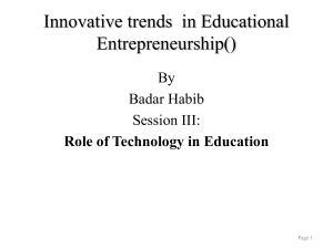 3- Role of Technology in Education 2