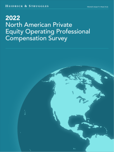 2022 North American PE Operating Professional Compensation Survey