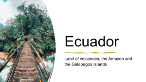 Ecuador Trip