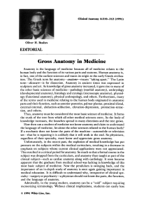 Clinical Anatomy - 1991 - Beahrs - Gross anatomy in medicine