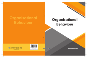 Organisational Behaviour (Sangeeta Bansal)