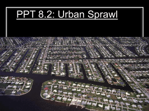 Urban Sprawl PPT RVSD