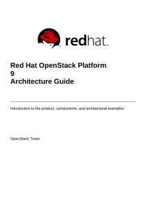 Red Hat OpenStack Platform-9-Architecture Guide-en-US