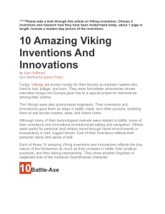 viking inventions