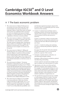 Economics workbook answers