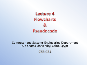 CSE031.Lecture 04.Flow Charts Pseudocode Fall 2019.pdf - Copy