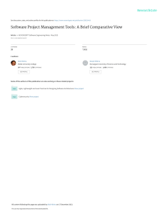 SoftwareProjectManagementTools-ABriefComparativeView