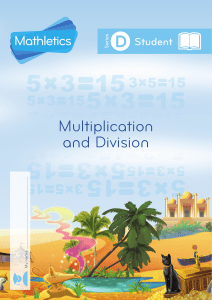 Multiplication and Division-students