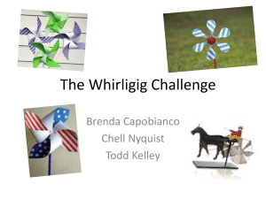 Day One Whirligig Activity