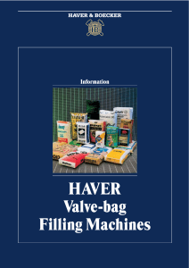 HAVER Valve-bag filling technology E 01
