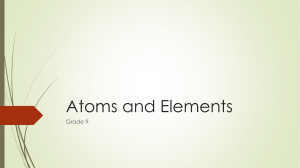 atoms n elements