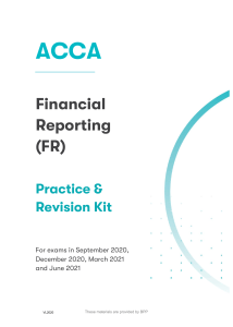 BPP Financial Reporting FR Revision Kit June 2021