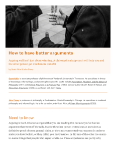 How to have better arguments   Psyche Guides