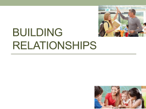 Building relationships with students