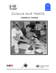 Science 5 DLP 27 - Chemical Change