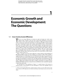 Acemoglu s8764 Economic Growth and Economic Development