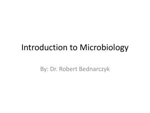Microbiology Lecture 1-Spring 2022-2