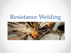 Resistance welding 