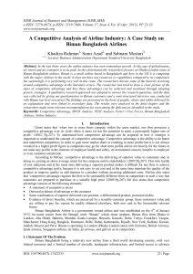 Biman Bangladesh Case Study