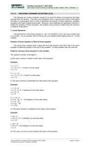 EMA100 Module-3Systems-of-Equations