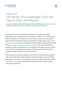 TSO Series  Five Challenges TSOs will Face in 2022 and Beyond