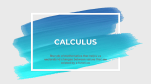 30 Calculus