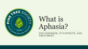 Aphasia-Powerpoint