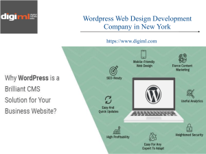 Wordpress Web Design Development Company in New York