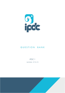 IPDC-Question-Bank-L1-L30-2021