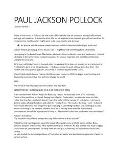 PAUL JACKSON POLLOCK
