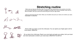 Stretching routine 