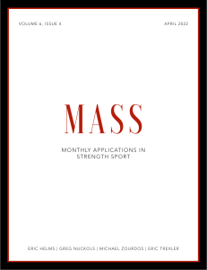 MASS (Monthly Applications in Strength Sport) - 2022 - Volume 6 -  Issue 04 (Eric Helms, Greg Nuckols, Michael Zourdos etc.) (z-lib.org)