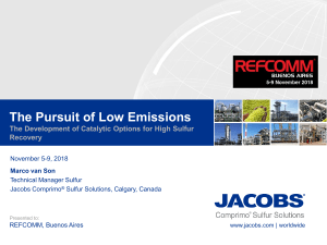 The-Pursuit-of-Low-Emissions-vanSon-Jacobs-SRU-Buenos-Aires-2018
