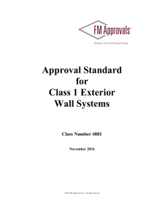 Class 1 Exterior Wall Systems