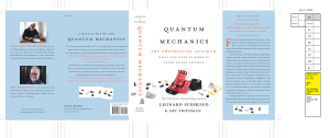 Quantum Mechanics  The Theoretical Minimum (2014)