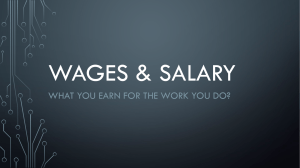 Wages & Salary