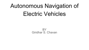 Autonomous Navigation of EV 