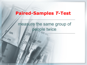 paired-samples t-test (1)