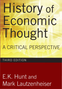1 History of Economic Thought