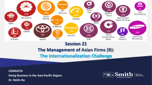 S21 The Management of Asian Firms B Internationalization Full Deck