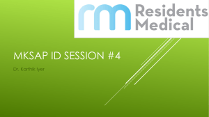 MKSAP ID Session #4