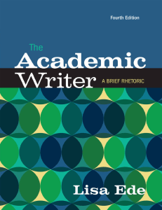 The Academic Writer A Brief Guide by Lisa Ede (z-lib.org) (1)